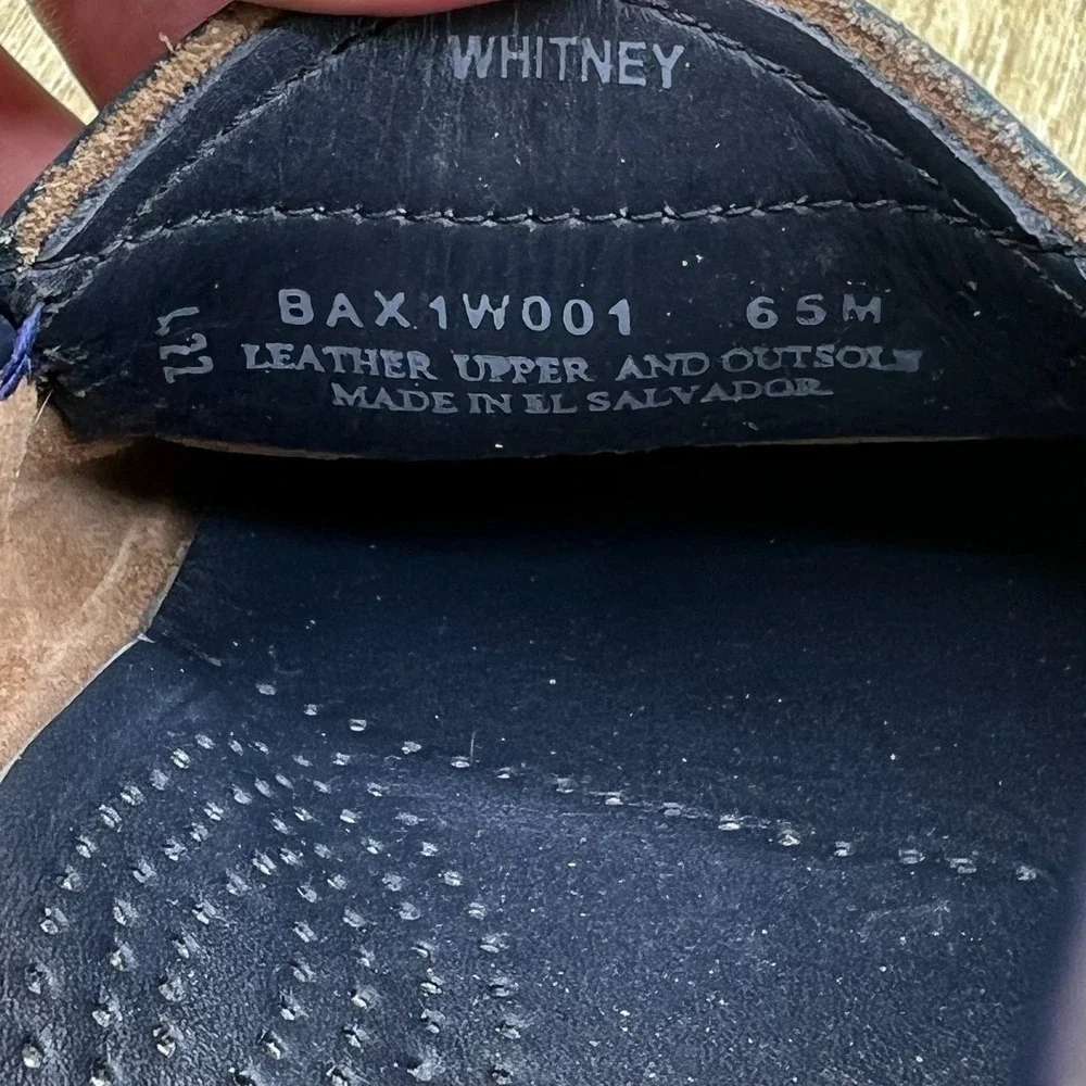 G.H. Bass Weejuns Whitney Loafers Women's Size 6.5 Navy Blue Penny Slip On
